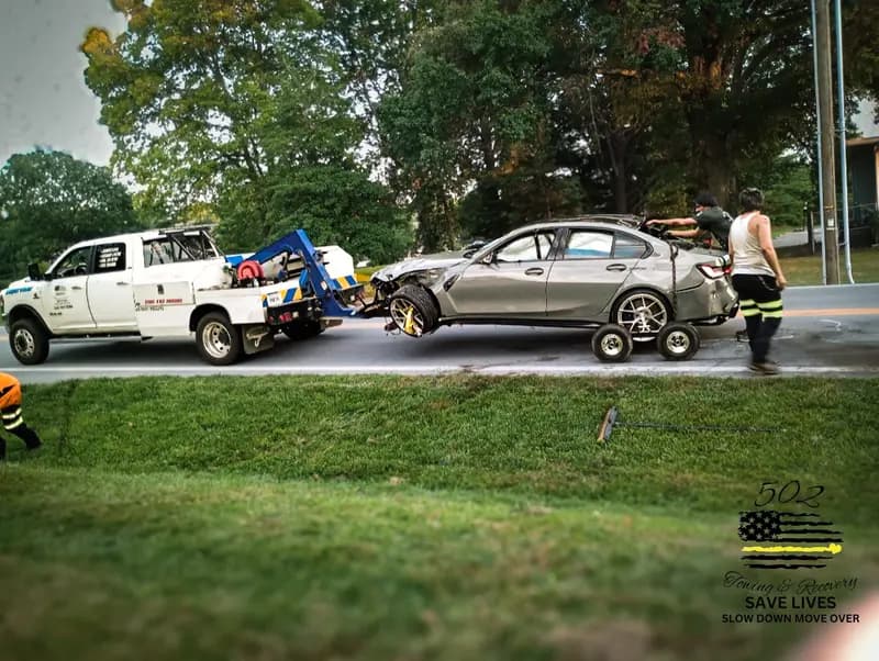 Accident recovery at a collision scene